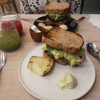 Healthy burger ;) at Veggies - 베지스 in Seoul