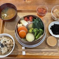 Vegan lunch set menu  at Fumikaden in Matsuyama