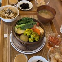 Vegan lunch set menu  at Fumikaden in Matsuyama