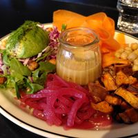 Vegan bowl at Barley in Montreal