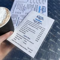 Vegan menu  at Sovereign Light Café in Bexhill