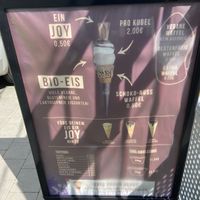 Menu  at The Braze in Frankfurt