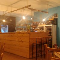 Muito acolhedor e temático. at Bar O'Trancador in Lajes Das Flores