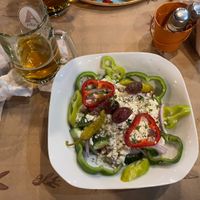 Vegen greek salad  at Trilogia in Rhodes