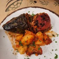 No. 60 w/ pine seeds (allergy alert) at Trilogia in Rhodes