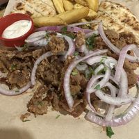 Veganes Gyros  at Trilogia in Rhodes