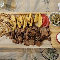 Gyros at Trilogia in Rhodes