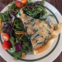 Quiche of the Day (spinach and pine nut) at In Certo Cafe in Albufeira