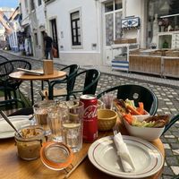 Nice street   at In Certo Cafe in Albufeira