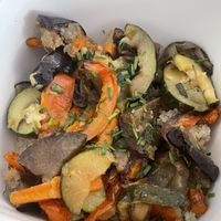 Roasted veg (quinoa under the veg!)  at In Certo Cafe in Albufeira