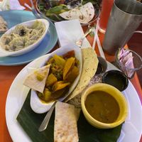 Buddha delight and veggie quesadilla absolute deliciousness at Cosmic Cafe in Dallas
