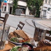More croques. And the breads are thick and delicious baked.  at Tartoer in Antwerpen