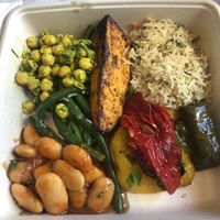 Ready made food vegan selections   at Living Green Cafe in Boca Raton