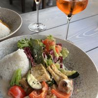 16 a: Tofu with peanut sauce   at An Nam in Koblenz