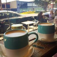 coffee at Aum Shanti Vegetarian Cafe and Gallery in Frankston