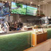 nice clean set up at Crispy Fresh in Seoul