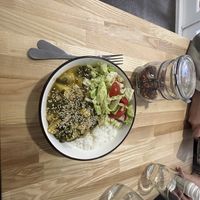 Spinach & potato curry   at OÜ Veganurk in Rakvere