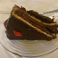 Vegan Chocolate cake at Ahs-Wes in Baguio City