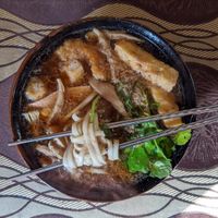 The Best Ramen! SO good! (Get it without the fake calamari) at Ahs-Wes in Baguio City
