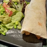 Wrap veggie at Croak's in Roses