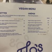 All delicious  at Flo's Crêperie in Noosa Heads