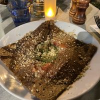 Pesto vegan galette  at Flo's Crêperie in Noosa Heads