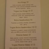 Menu #Veganuary at BUNT Bistro in Cluj-napoca