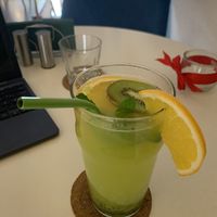 Kiwi-orange Lemonade  at BUNT Bistro in Cluj-napoca