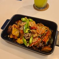 Asia pasta at BUNT Bistro in Cluj-napoca