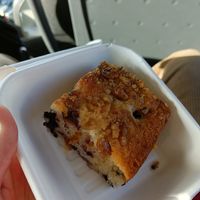 Blueberry-lemon cake at BUNT Bistro in Cluj-napoca