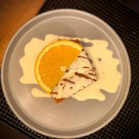 Ginger orange cake at BUNT Bistro in Cluj-napoca