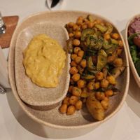 Curry chickpeas & mushrooms at BUNT Bistro in Cluj-napoca