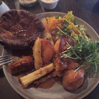 Vegan Yorkshire pud!!! at The Peterville Inn in St Agnes