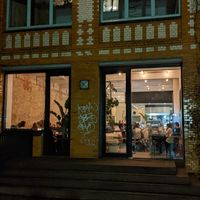 From outside at Buya Izakaya Ramen in Berlin