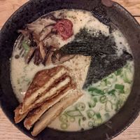 Vegan tonkotsu ramen at Buya Izakaya Ramen in Berlin
