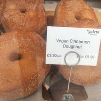 Cinnamon donut  at Galeta Bakery in North London