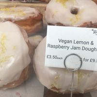 Lemon donut  at Galeta Bakery in North London