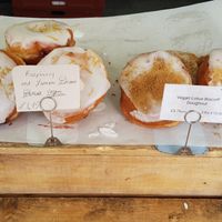 Vegan donuts at Galeta Bakery in North London