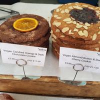 Vegan cookies at Galeta Bakery in North London