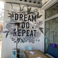Outside mural/patio  at Dream Cafe - Uptown in Dallas