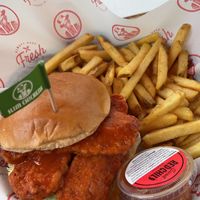 Plant based buffalo sandwich    at Slim Chickens in Cannock