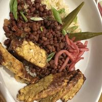 Red beans and rice   at Sierra Nevada Brewing Co. in Fletcher