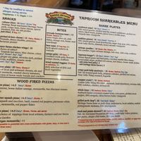 most recent vegan menu pt 1   at Sierra Nevada Brewing Co. in Fletcher