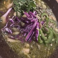 Pozole  at Sierra Nevada Brewing Co. in Fletcher