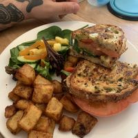 Grilled Cheese Vegan San Marzano #Veganuary at Le Toasteur Villeray in Montreal