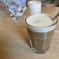 iced chai latte with oat milk  at Le Toasteur Villeray in Montreal