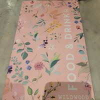 Menu at Wildwood in Llandudno