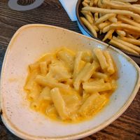Vegan mac 'n' cheese at Turing Tap in Manchester