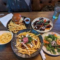 Vegan food at Turing Tap in Manchester