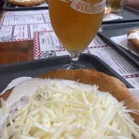 Vegan langos  at Retró Lángos Budapest in Budapest